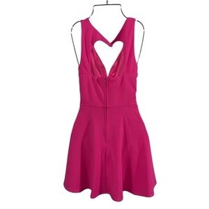 NWT B. Smart Fit & Flare Dress Pink Punch